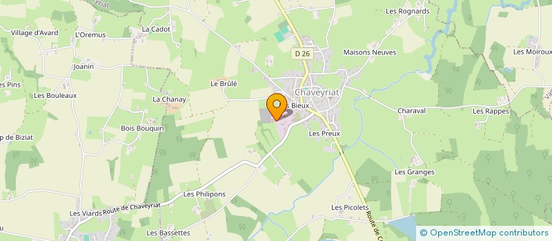 localisation de l'entreprise AKTENS à CHAVEYRIAT