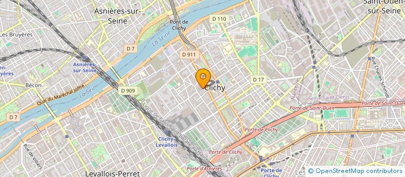 localisation de l'entreprise AKTIBOA FINANCE à CLICHY