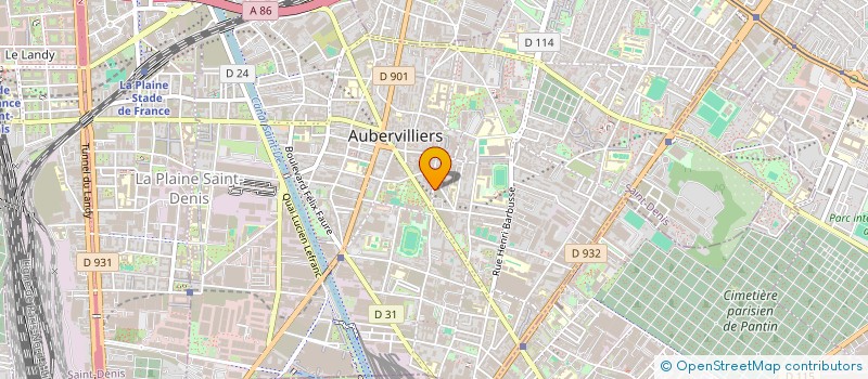 localisation de l'entreprise AKTIM RENOV à AUBERVILLIERS