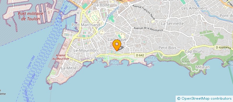 localisation de l'entreprise AKTIMO  TOULON