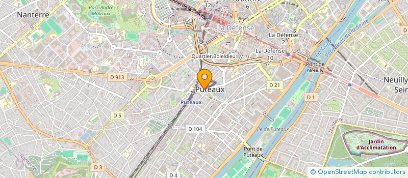 localisation de l'entreprise AKTINIE à PUTEAUX