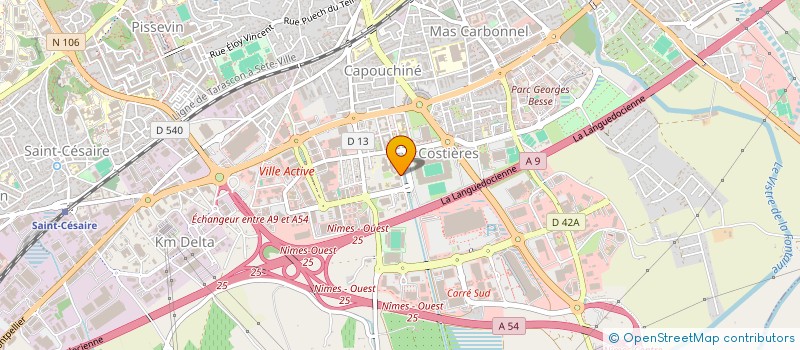 localisation de l'entreprise AKTINOR  NIMES