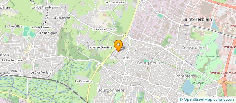 localisation de l'entreprise AKTINOVE à SAINT-HERBLAIN