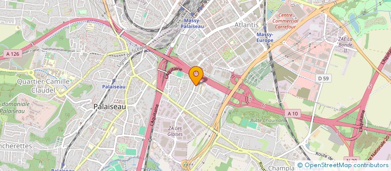 localisation de l'entreprise AKTION INGENIERIE à PALAISEAU