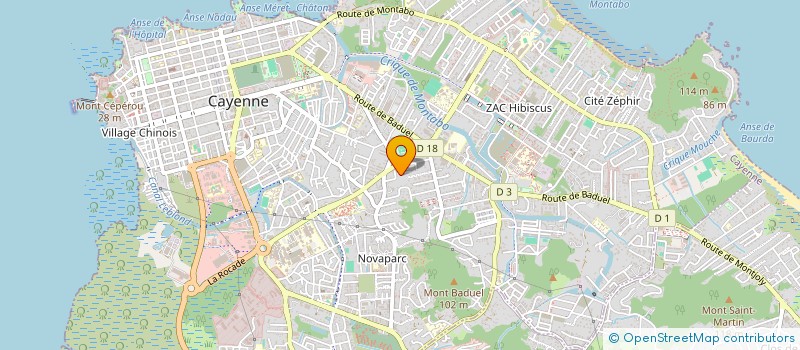 localisation de l'entreprise AKTIPLUS  CAYENNE