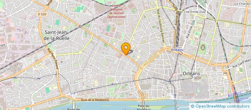 localisation de l'entreprise AKTIS à ORLEANS