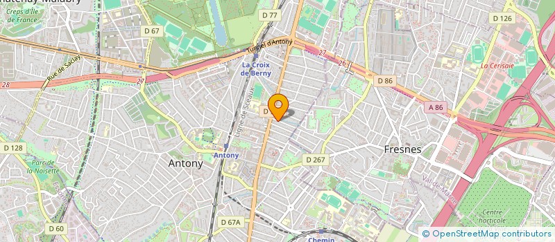 localisation de l'entreprise AKTIS à ANTONY