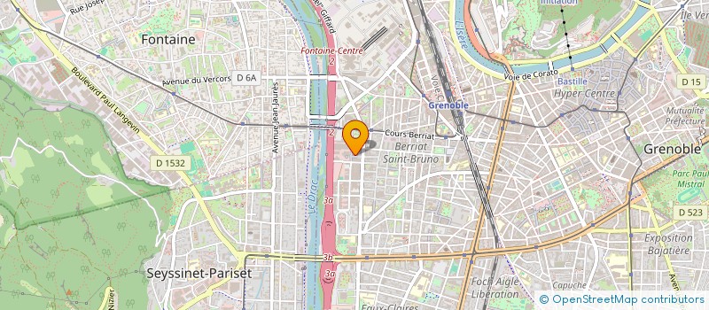 localisation de l'entreprise AKTIS ARCHITECTURE à GRENOBLE