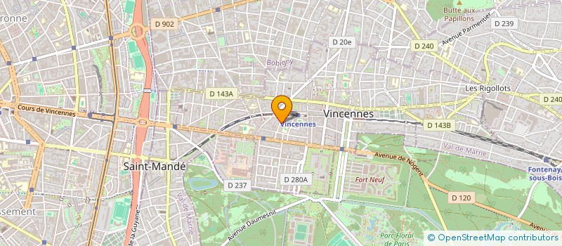 localisation de l'entreprise AKTITUDE  VINCENNES