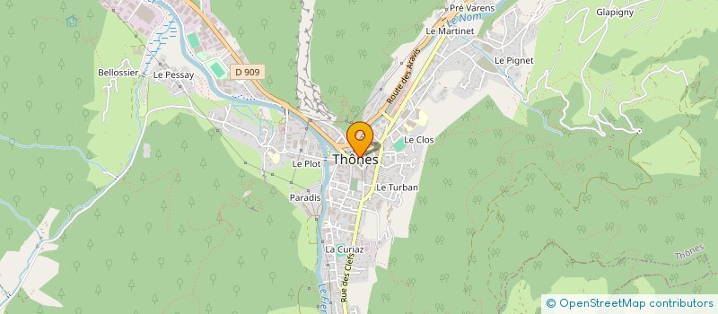 localisation de l'entreprise AKTIVA DEVELOPPEMENT  THONES