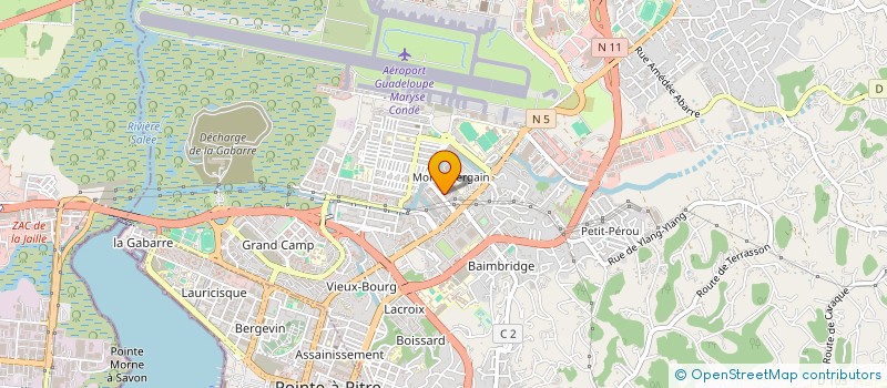 localisation de l'entreprise AKTIVINVEST  LES ABYMES