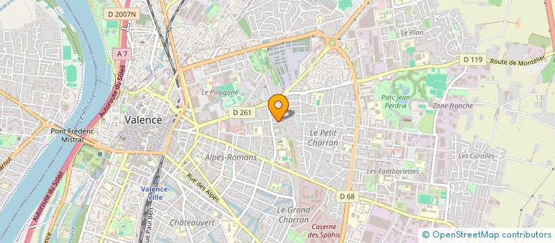 localisation de l'entreprise AKTO FORM à VALENCE