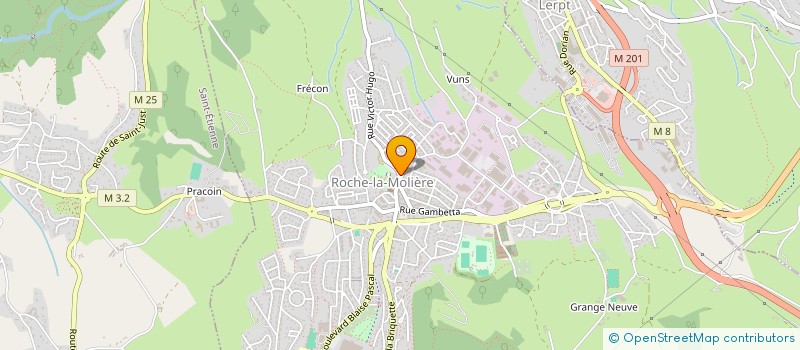 localisation de l'entreprise AKTOP à ROCHE-LA-MOLIERE