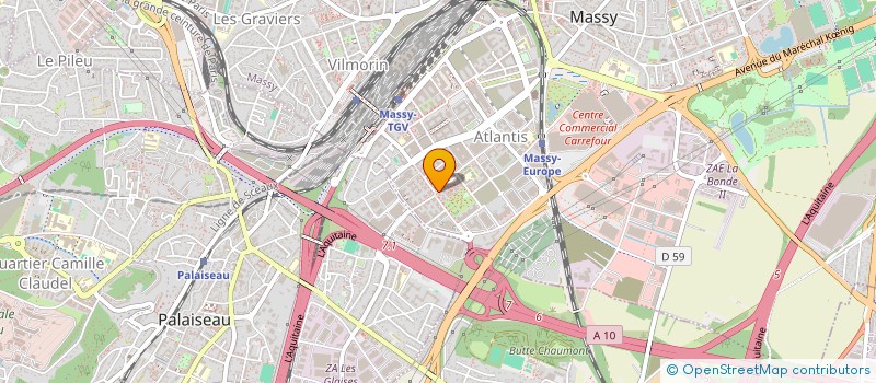 localisation de l'entreprise AKTOS CONSULTING à MASSY