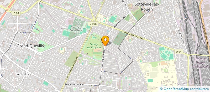 localisation de l'entreprise AKTUA PRESSE  SOTTEVILLE-LES-ROUEN