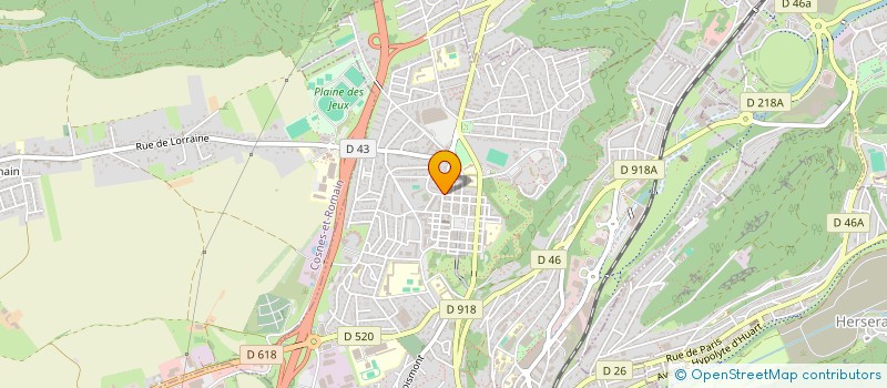 localisation de l'entreprise AKTUAL à LONGWY