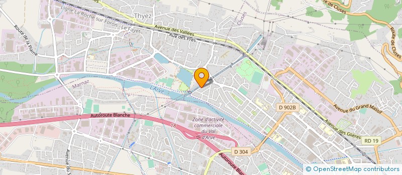 localisation de l'entreprise AKTUG  CLUSES