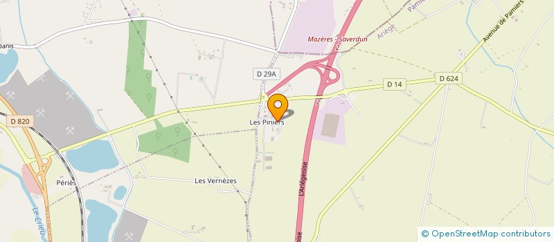 localisation de l'entreprise AKTUS à MAZERES