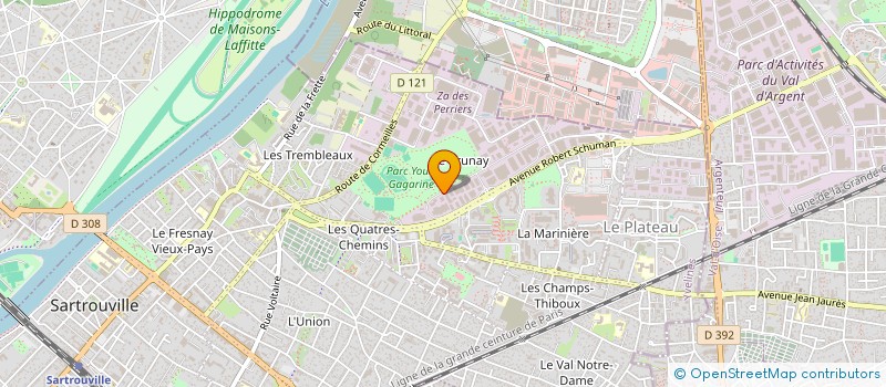 localisation de l'entreprise AKTYFAIR à SARTROUVILLE