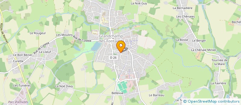 localisation de l'entreprise AKTYMO  GRANDCHAMP-DES-FONTAINES