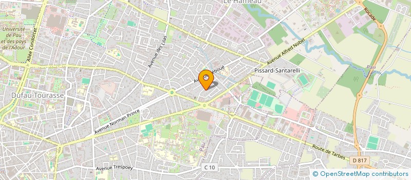 localisation de l'entreprise AKTYS à PAU