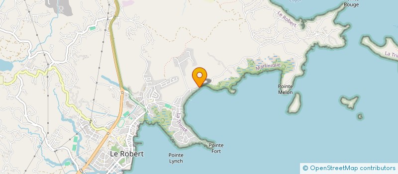 localisation de l'entreprise AKUA 1  LE ROBERT