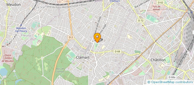 localisation de l'entreprise AKUIT FORMATION à CLAMART