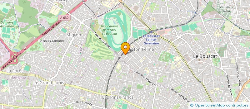 localisation de l'entreprise AKUITEO EXPERTISE à LE BOUSCAT