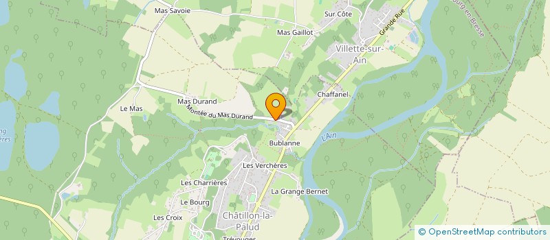 localisation de l'entreprise AKUMAL à CHATILLON-LA-PALUD