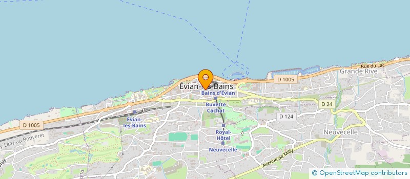 localisation de l'entreprise AKUREYRI  EVIAN-LES-BAINS