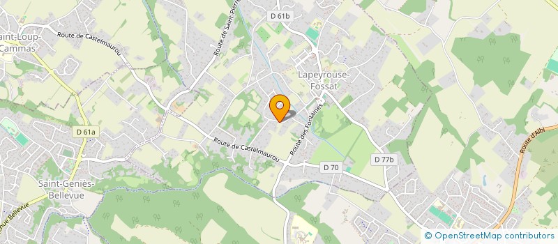 localisation de l'entreprise AKURO IMMO  LAPEYROUSE-FOSSAT