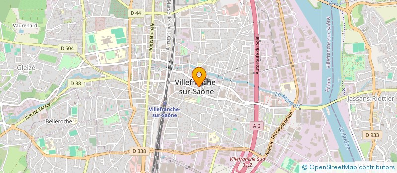 localisation de l'entreprise AKV BAT à VILLEFRANCHE-SUR-SAONE