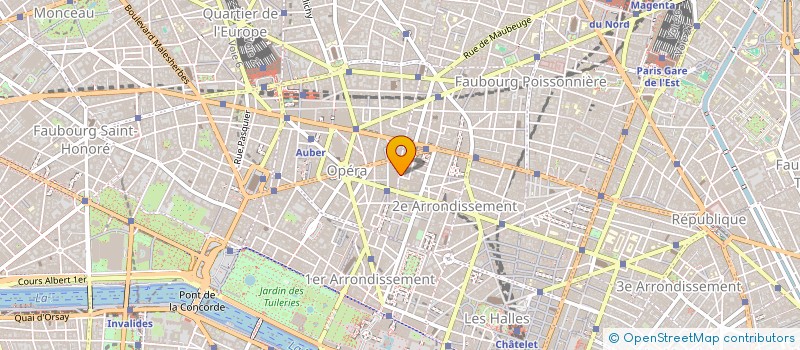 localisation de l'entreprise AKVAREL VOYAGES à PARIS
