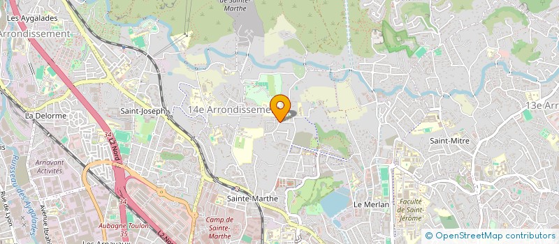 localisation de l'entreprise AKVD - BUDOKAI CLUB  MARSEILLE