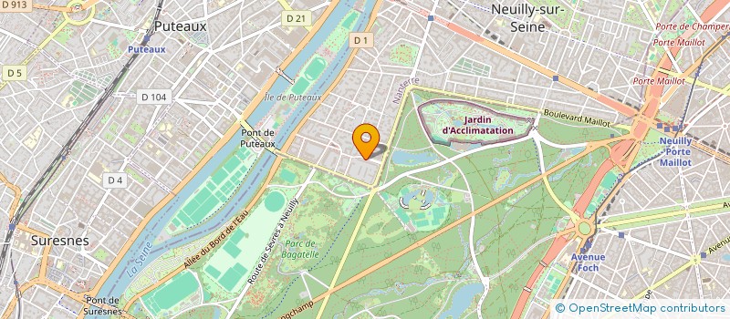 localisation de l'entreprise AKVG à NEUILLY-SUR-SEINE