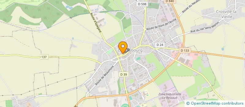 localisation de l'entreprise AKVI  LE NEUBOURG