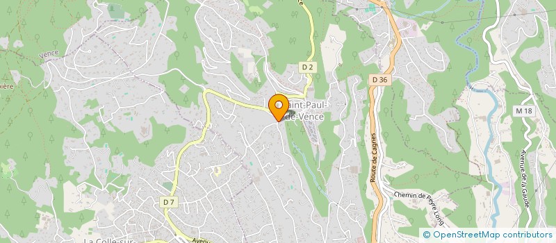 localisation de l'entreprise AKVO à SAINT-PAUL-DE-VENCE