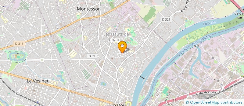 localisation de l'entreprise AKWAABAMAAT  CHATOU