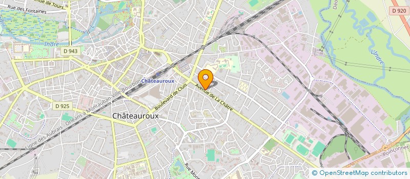 localisation de l'entreprise AKWABA à CHATEAUROUX