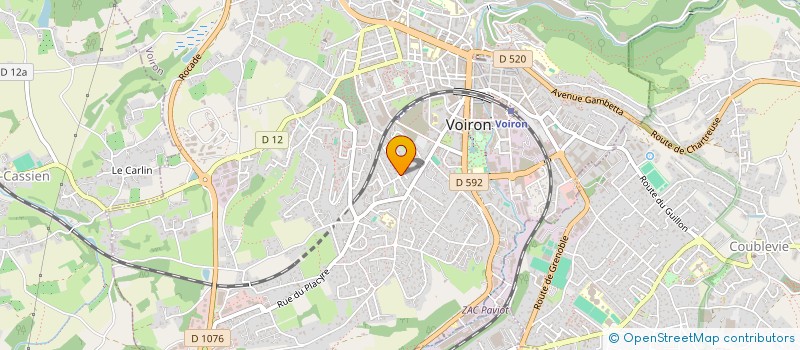 localisation de l'entreprise AKWABA à VOIRON