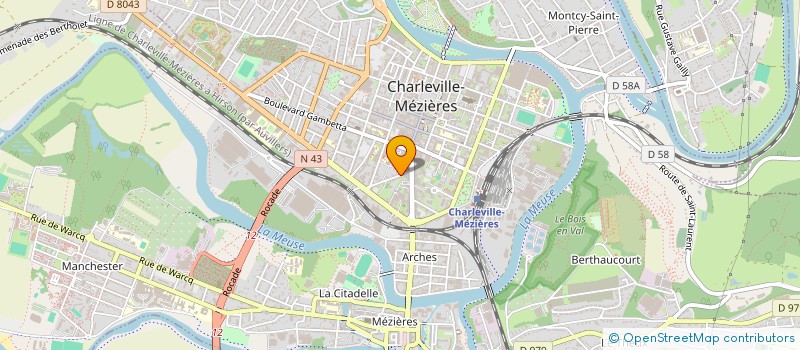 localisation de l'entreprise AKWABA à CHARLEVILLE-MEZIERES