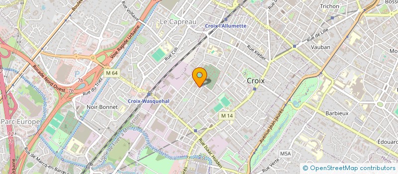 localisation de l'entreprise AKWABA à CROIX