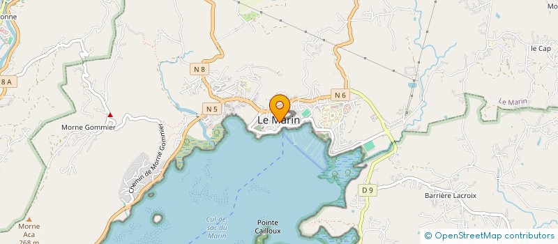 localisation de l'entreprise AKWABA DILLON  LE MARIN