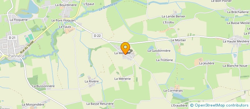 localisation de l'entreprise AKWABAH O  PANNECE