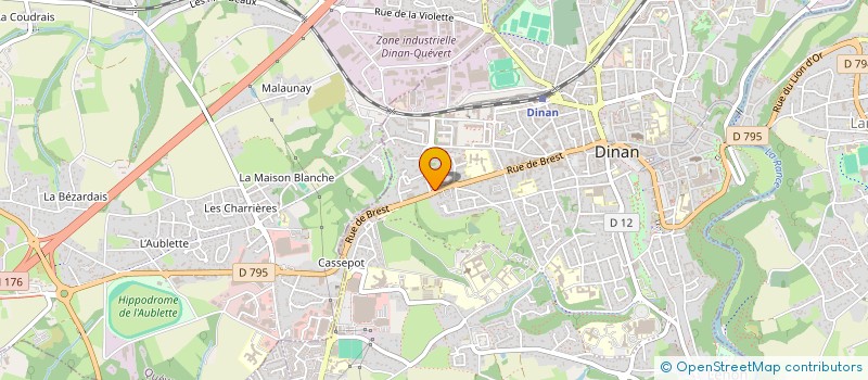 localisation de l'entreprise AKWALAB  DINAN