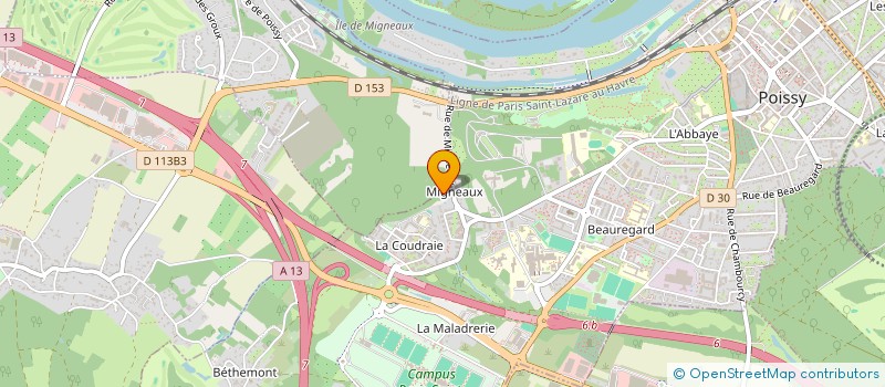 localisation de l'entreprise AKWAREL à POISSY