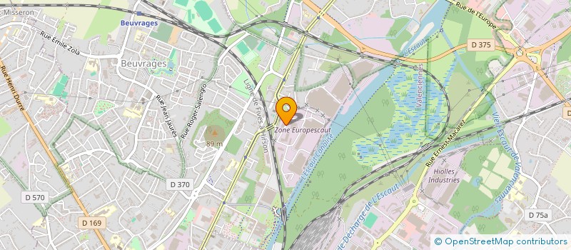 localisation de l'entreprise AKXES INDUSTRIES  ONNAING