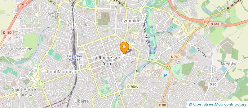 localisation de l'entreprise AKY à LA ROCHE-SUR-YON