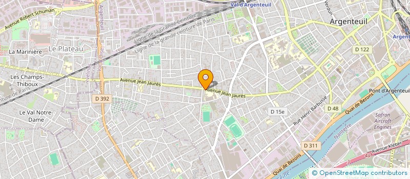 localisation de l'entreprise AKY  ARGENTEUIL