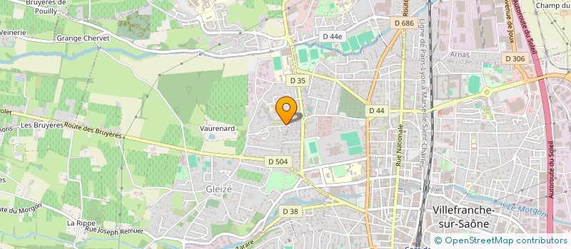 localisation de l'entreprise AKY BATIMENT  GLEIZE